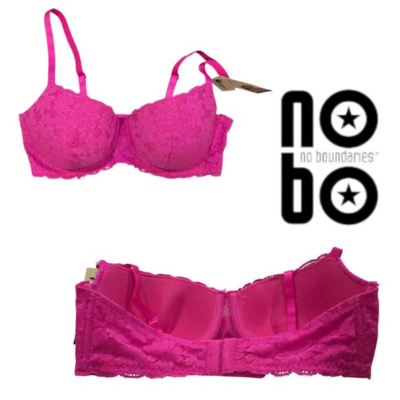No Boundaries All Over Lace Balconette Bra with Sugarcup™ Women's Size 36DD NWT - Picture 6 of 6